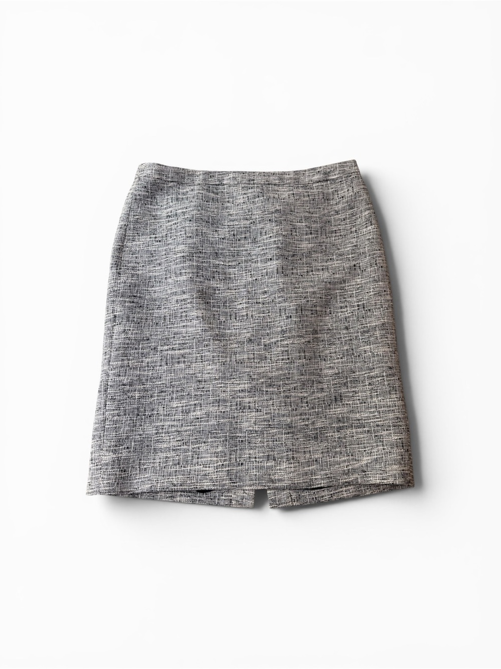 J. Crew Gray Tweed Pencil Skirt